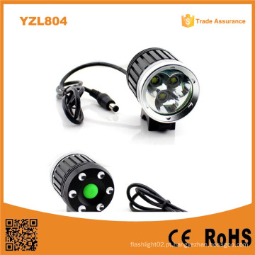 3X CREE Xm-L T6 LED 1500lumens luz de bicicleta de alumínio (YZL804)